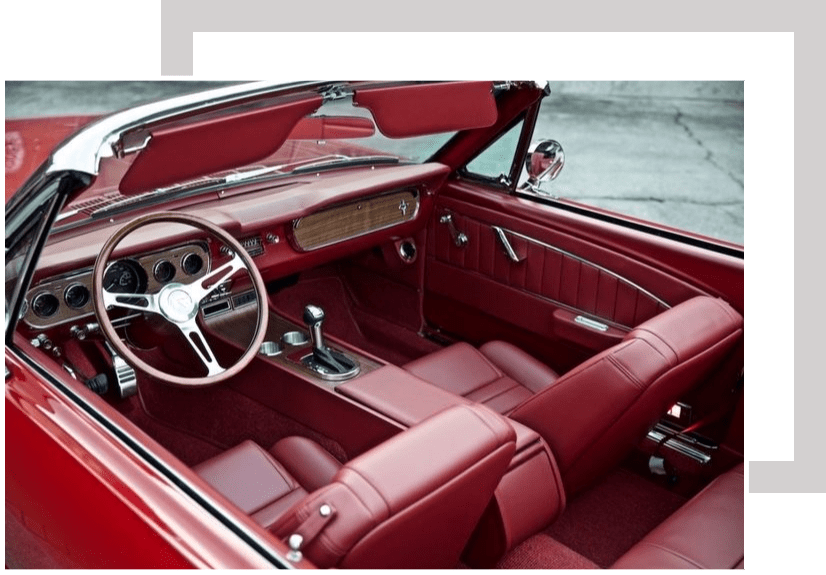 Interior Upholstery Of Classic Car Interior Upholstery Of Classic Car